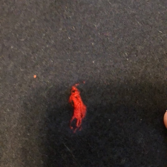 Polo Ralph Lauren Men’s Navy Blue Winter Scarf - Picture 4 of 4